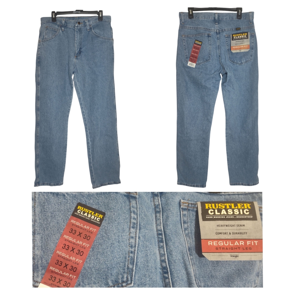 Rustler Men's Blue Jeans